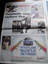 Sabah Gazetesi - 21 Ocak 2011 - 103 Kiloluk Balet Alper Kara Kapalı Gişe Oynuyor - Cem Yılmaz Biletleri Karaborsada - Galatasaray Bombaları Bir Bir Patlatıyor - Stancu - Başbakan Recep Tayyip Erdoğan Kişisel Yargımızı Empoze Etmeyiniz - Rahmi Koç - Mustafa Koç - Ali Babacan - Ümit Boyner - Hakan Fidan - Abdullah Gül