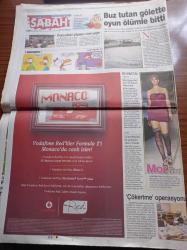 Sabah Gazetesi - 21 Ocak 2011 - 103 Kiloluk Balet Alper Kara Kapalı Gişe Oynuyor - Cem Yılmaz Biletleri Karaborsada - Galatasaray Bombaları Bir Bir Patlatıyor - Stancu - Başbakan Recep Tayyip Erdoğan Kişisel Yargımızı Empoze Etmeyiniz - Rahmi Koç - Mustafa Koç - Ali Babacan - Ümit Boyner - Hakan Fidan - Abdullah Gül