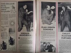 Pazar Aktüalite Sinema Tiyatro Mizah Mecmuası Dergisi Gazetesi - Nevin Nuray - Öztürk Serengil - Yakayı İflastan Kurtardı haberi - Salih Güney - Ceyda Sadıkoğlu - Aysel Tanju - Esen Püsküllü - Atilla Ergün - Hanımlar İçin haberi - Zeynep Berk - Erkut Taçkın - Gülsün Kamu - Selçuk Vural - Neriman Köksal - Nurhan Damcıoğlu - Tunç Başaran - Tuncer Necmioğlu - Tijen Par fotoğraf ve haberi - Dergi Tam Değildir Sadece 8 Sayfası Mevcuttur
