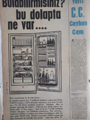 Pazar Aktüalite Sinema Tiyatro Mizah Mecmuası Dergisi Gazetesi - Devlet Devrim - Leyla Sayar - Efgan Efekan - Tülin Elgin - Tövbe Etti haberi - Hanımlar İçin haberi - Zeynep Berk - Feridun Çölgeçen - Ceyhan Cem - Philips Buzdolabı Reklamı fotoğraf ve haberi - Dergi Tam Değildir Sadece 4 Sayfası Mevcuttur - Dergi Kapağı Yoktur