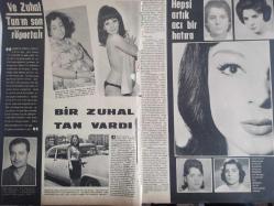 Pazar Aktüalite Sinema Tiyatro Mizah Mecmuası Dergisi Gazetesi - 9 Temmuz 1966 - Sayı:511 - Zuhal Tan - Kayhan Berker - Bahtsız Ana haberi - Selma Güneri - Yusuf Sezgin - Selma Semir - Senih Orkan - Anabella - Suzan Avcı - Siyah Orfe - Tahiye Salem - Necla Yıldız - Necdet Çağlar - Sevinç Pekin - Sunay Sun fotoğraf ve haberi - Dergi Tam Değildir Sadece 6 Sayfası Mevcuttur