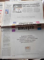 Sabah Gazetesi - 1 Ekim 2009 - İlk Uzay Palyaçosu Yola Çıktı - Şampiyonlar Ligi'nde CSKA Moskova Beşiktaş'ı Yendi -  Rüştü Reçber Holosko'dan Fazla Koştu - Hülya Avşar Kürt Tarafımla Gururluyum - Tarkan PETA İçin Soyundum - Emekli Albay Aytekin İçmez'e Terör İnfazı - Avrupa Konseyi Parlamenterler Meclisi Başkanı AK Parti Vekili Mevlüt Çavuşoğlu - Devrimci Karargah Davası - Asrın Soygununu Planlayan Türk Metin Akdağ