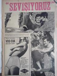 Pazar Aktüalite Sinema Tiyatro Mizah Mecmuası Dergisi Gazetesi -Yıl:1966- Özdemir Birsel - Tülay Erdeniz - 1966'nın Yıldızları haberi - Mesiha Yelda - Unuttuklarınız haberi - Yusuf Sezgin - Selma Güneri -Tokalon KRem Reklamı - Hanımlar İçin haberi - Zeynep Berk - Sevda Ferdağ - Tamer Yiğit - Vog Eva Külot Reklamı fotoğraf ve haberi - Dergi Tam Değildir Sadece 8 Sayfası Mevcuttur - Dergi Kapağı Yoktur