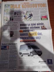 Sabah Gazetesi - 12 Temmuz 2009 - 21. Asrın Barış Projesi Nabucco - YouTube'a Özgürlük Yolu - Sertaç Ortaç - Fatih Ürek Gerçek Delikanlı Benim - Tamer Karadağlı - Dünyaca Ünlü Piyanist İdil Biret'in Topkapı Sarayında Konserine Tekbirli Saldırı - Fenerbahçe Eski Başkanı Ali Şen Siyasete Girsem İktidardım- 19 Temmuz'da Sigara Yasağı Başlıyor