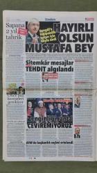 Hürriyet Gazete 6 Şubat 2015 Emel Müftüoğlu,Sezen Aksu,Müjde Ar,Recep Tayyip Erdoğan,Ahmet Davutoğlu,Aleksis Çipras,Kemal Kılıçdaroğlu,Mustafa Sarıgül,Johnny Deep,Amber Heard,Mahmut Uslu,İsmail Kartal,Oscar Cardozo,Patricia Callero,Fernando Muslera,Marco Reus,Angel McCoughtry,Numan Kurtulmuş,Ömer Çelik,Sinem Öztürk,Kayahan,Nilüfer,Gülben Ergen,Seza Güleç,İbrahim Erdemoğlu,Burçin Terzioğlu,İlker Kaleli,Burak Özçivit,Fahriye Evcen,Abercrombie Yazı Dizisi