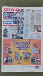 Hürriyet Gazete 3 Şubat 2015 Can Gürzap,Nurseli İdiz,Ayça Ayşin Turan,Engin Altan Düzyatan,Şükrü Özyıldız,Deniz Akkaya,Murat Varol,Hülya Avşar,Yağmur Tanrısevsin,Nükhet Duru,Cihan Ünal,Meltem Cumbul,David Beckham,Rihanna,Kanye West,Kim Kardashian,Katy Perry,Super Bowl Finali,Erol Evgin,Bülent Kayabaş,Özdemir Çiftcioğlu,Meriç Başaran,Zeynep Casalini,Elçin Sangu,Ruhi Sarı,Sarp Leventoğlu,Birce Akalay,Fahriye Evcen,Burak Özçivit,Barış Yurtçu,Ece Gürsel,İlhan Şeşen,Çağlar Ertuğrul