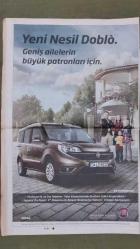 Hürriyet Gazete 3 Şubat 2015 Felipe Melo,Roberta Melo,Katy Perry,Aleksis Çipras,El Sisi,Barack Obama,Haşim Kılıç,Demba Ba,Tolga Zengin,Aziz Yıldırım,Gonca Yıldırım,Wesley Sneijder,Aytaç Kara,Carl Medjani,Kevin Constant,Hakan Fidan,Bülent Arınç,Meryem Uzerli,Müzeyyen Senar,Belçim Bilgin,John Malkovich,Melisa Sezen,Mert Fırat,Orhan Pamuk,Seri İlanlar,Çağlar Çorumlu Fiat - Zaman Gazete - ETS Tur - Jolly Reklamı