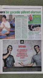 Hürriyet Pazar Gazete 8 Şubat 2015 Alar Koçibey,Elif Şafak,Jennifer Lawrence,Emine Kamışlı,Ayşe Arman,Ahmet Davutoğlu,Charles Darwin,Cristiano Ronaldo,Recep Tayyip Erdoğan,Emma Holten,Mehmet Öz,Luis Suarez - Gareth Bale Adidas Reklamı,Jennifer Lopez,Jennifer Aniston,Charlie Sheen,Kate Upton,CardFinans Reklamı