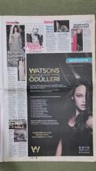 Hürriyet Pazar Kelebek Gazete 8 Şubat 2015 Sadri Alışık,Sacit Aslan,Yasemin Kutsi,Ajda Pekkan,Zeki Müren,Ayşe Tolga,Yasemin Ergene,Aslı Şen,Mehmet Ali Erbil,Burcu Kara,Ayşe Kucuroğlu,Merve Boluğur,Demet Akalın,Gözde Kansu,Bülent Emrah Parlak,Wilma Elles,Ayşe Arman,Gülşen,Berrak Tüzünataç,Cem Yılmaz,Zafer Algöz,Ozan Güven,Mabel Matiz,Estee Lauder - Korkmaz Reklamı