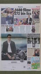 Hürriyet Gazete 12 Şubat 2015 Elysee'nin VİP Konuğu,Ergin Ataman,Yılmaz Vural,Kylie Minogue,Vasip Şahin,Abdullah Gül,Aleksis Çipras,Recep Tayyip Erdoğan,Raul Castro,Moussa Sow,Atınç Nukan,Süleyman Hurma,Slaven Bilic,Sinan Şamil Sam,Yıldırım Demirören,Göksel Gümüşdağ,Miguel Angel Gil,Burak Yılmaz,Felipe Melo,Müzeyyen Senar,Kemal Kılıçdaroğlu,Murat Karayalçın,Beşir Atalay,Ali Babacan,Melisa Sözen,Mustafa Elgin,Özlem Yıldız,Kylie Minogue,Şevval Sam,Fatih Erkoç,Seri İlanlar,Novak Djokovic Seiko Reklamı,Atasay - ETS Tur - Didim Tur Reklamları