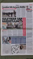 Hürriyet Gazete 22 Şubat 2015 Hareketli Saatler,Süleyman Şah Türbesi,Yasin Öztekin,Şebnem Bozoklu,Özgecan Aslan,Recep Tayyip Erdoğan,Burak Yılmaz,Emine Erdoğan,Cem Yılmaz,Fahriye Evcen,Burak Özçivit,Adriana Lima,Prens William,Prenss Harry,İlker Meral,Sınav Liseleri - MediaMarkt - Mai - Mitsubishi Reklamı,Seri İlanlar