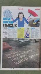 Unicera Gazete 24 Şubat 2015 Bahar Temizliğine Dikkat Edin,Hangi Seramik Nereye ?,Doğru Seçim Ferah Banyo,Ev Temizliğinde Günlük İpuçları,Köşe Bucak Temizlik,Çanakkale Seramik - Seranit Grup - Yüksel Seramik Reklamı