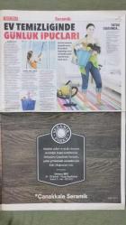 Unicera Gazete 24 Şubat 2015 Bahar Temizliğine Dikkat Edin,Hangi Seramik Nereye ?,Doğru Seçim Ferah Banyo,Ev Temizliğinde Günlük İpuçları,Köşe Bucak Temizlik,Çanakkale Seramik - Seranit Grup - Yüksel Seramik Reklamı
