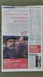 Hürriyet Pazar Gazete 1 Mart 2015 Che Guevara,Kruşçev,Mert Fırat,İlksen Başarır,Ece Dizdar,Ayşe Arman,Caner Alper ,Mehmet Binay,Stephanie Seymour,Christy Turlington,Clindy Crawford,Naomi Campbell,Linda Evangelista,Claudia Schiffer,Merve Büyüksaraç,Hugh Jackman Afişi,Şevval Sam Bonus Reklamı,Vichy - Akasya Acıbadem Reklamı