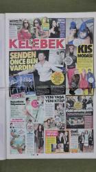 Hürriyet Kelebek Gazete 19 Mart 2015 İlyas Yalçıntaş,Tuba Ünsal,Kıvanç Baran,Nevra Serezli,Pelin Öztekin,Murat Yıldırım,Ezgi Mola,Birce Akalay,Efecan Dianzenza,Necati Şaşmaz,Mustafa Alabora,Müjdat Gezem,Halil Ergün,Derya Karadaş,Buse Terim,Fulya Terim,Ebru Cündübeyoğlu,Adriana Lima,Hugh Jackman,Tülin Şahin,Kocan Kadar Konuş Film Afişi,C&A - Jokerbaby Reklamı
