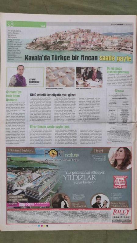 Hürriyet Seyahat Gazete 22 Mart 2015 Kayıp Şehirlerde Bahar Bu Kez  