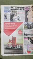 Hürriyet Gazete 13 Nisan 2015 Papa'yla 1915 Krizi,Özgü Namal,Ahmet Davutoğlu,İpek Soylu,Selahattin Demirtaş,Hillary Clinton,Ahöet Davutoğlu,Taner Yıldız,Ebru Gündeş,Ayşe Hatun Önal,Cansel Elçin,Ozan Güven,Zeynep Tosun,Muazzez Abacı,Bülent Ersoy,Kutlu Payaslı,Lucibello,Justin Timberlake,Jessica Biel,Andy Murray,Gordon Jack,Centilmenlikten Taviz Vermeyin,Fatih Terim,Yıldırım Demirören,Göksel Gümüşdağ,Selçuk İnan,Emre Belözoğlu,Adem Büyük,İlhan Parlak,Jose Bosingwa,Fenerbahçe Kadın Voleybol Takımı ŞAMPİYON,Duygun Yarsuvat,Kenan Sofuoğlu,Seri İlanlar