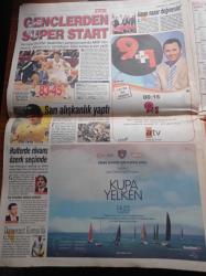 Sabah Gazetesi - 15 Temmuz 2006 - Materazzi'ye Kafa Atan Zidane İkiz Kuleleri Siz Vurdunuz Dedi - Dünya Şampiyonu Olan İtalya'da Yargı Şikeye Karışanları Affetmedi - Ortadoğu'da Kan  Ve Gözyaşı - Gazze Şifa Hastanesi - Yasin El Kadı'nın Girişi Yasak- Cem Yılmaz - Cansu Dere