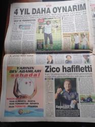 Sabah Gazetesi - 15 Temmuz 2006 - Materazzi'ye Kafa Atan Zidane İkiz Kuleleri Siz Vurdunuz Dedi - Dünya Şampiyonu Olan İtalya'da Yargı Şikeye Karışanları Affetmedi - Ortadoğu'da Kan  Ve Gözyaşı - Gazze Şifa Hastanesi - Yasin El Kadı'nın Girişi Yasak- Cem Yılmaz - Cansu Dere