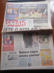 Sabah Gazetesi - 21 Şubat 2008 - Avrupa Fenerbahçe'yi Öğreniyor - Fenerbahçe Şampiyonlar Ligi'nde Sevilla'yı Yendi - Kadınlardan Beşiktaş'a Tepki - Mehmet Barlas Ve Engin Ardıç Sabah'ta - Bedava Köprü Sorunu Çözmez - İsveç'te Mastır Yapan Hilal Kaplan Başörtülü Kadınlar Olarak Agnostik Ve Deistler'le Workshop Yapıyoruz