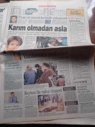 Sabah Gazetesi - 28 Ocak 1999 - Fenerbahçe Sergen Yalçın Transferini Bitiriyor - Oktay Derelioğlu - John Benjamin Toschack - Kosova'da Katliama Kaza Süsü - Güner Ümit Turnike Yarışması Şov Değil Aslında Protestosu - Refah Partisi'ni Kapattıran Vural Savaş'tan 56 Sayfalık Yeni Dosya - Hakan Ural Eski Sibel Can'ı İstiyorum