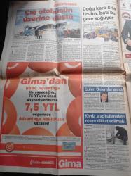 Sabah Gazetesi - 22 Ocak 2006 - Sergen Yalçın - Beşiktaş Aynı Tas Aynı Hamam - İtalyan Basını Mehmet Ali Ağca Öldürülecekti - Elif Ünlü 40 Bin Aday Arasında En İyi 72 Voleybolcu Arasına Girdi - Cem Yılmaz - Rum Şirketinden Yeni ÇEAŞ Mektubu - Sayısal Loto
