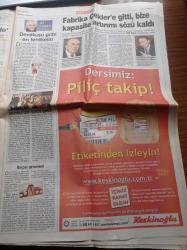 Sabah Gazetesi - 22 Ocak 2006 - Sergen Yalçın - Beşiktaş Aynı Tas Aynı Hamam - İtalyan Basını Mehmet Ali Ağca Öldürülecekti - Elif Ünlü 40 Bin Aday Arasında En İyi 72 Voleybolcu Arasına Girdi - Cem Yılmaz - Rum Şirketinden Yeni ÇEAŞ Mektubu - Sayısal Loto