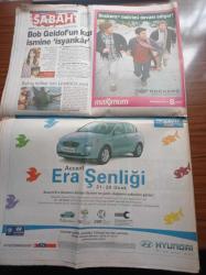 Sabah Gazetesi - 22 Ocak 2006 - Sergen Yalçın - Beşiktaş Aynı Tas Aynı Hamam - İtalyan Basını Mehmet Ali Ağca Öldürülecekti - Elif Ünlü 40 Bin Aday Arasında En İyi 72 Voleybolcu Arasına Girdi - Cem Yılmaz - Rum Şirketinden Yeni ÇEAŞ Mektubu - Sayısal Loto