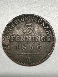 PRUSYA   1856 A   3 PENNİNG