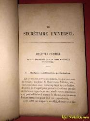 Le Secretaire Universel : Chapitre Premier - Fransızca Kitap (Evrensel Sekreter) Yıpranmalar Mevcut