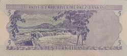 (5) 5 TÜRK LİRASI 6.EMİSYON 2.TERTİP (K74 224815) ÇİLL+++