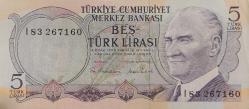 (5) 5 TÜRK LİRASI 6.EMİSYON 2.TERTİP (I83 267160) ÇİLL+++