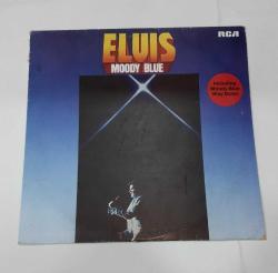 SADECE KAPAKTIR * PLAK YOKTUR * ELVIS PRESLEY * MOODY BLUE * ALMANYA BASKI 33LÜK PLAK KAPAĞI