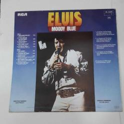 SADECE KAPAKTIR * PLAK YOKTUR * ELVIS PRESLEY * MOODY BLUE * ALMANYA BASKI 33LÜK PLAK KAPAĞI