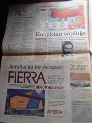 Sabah Gazetesi - 14 Ağustos 1998 - Fenerbahçe İle Kubilay Türkyılmaz İki Kez Masaya Oturdu - Hagi - Hasan Şaş - Pierre Van Hoijdonk - Leonardo Da Vinci Birleşmiş Milletler Kadrosunda - Küçük Mine Çayırlıoğlu Büyüdü - Özal Baysal'ı Yakalamak İsterken İşinden Olan Komiser Yardımcısı Muzaffer Sedat Enis - Türban Yasağı İçin Durdurma - İttifak DYP'de Sıkıntı Yarattı - Tansu Çiller