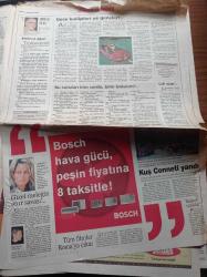 Sabah Gazetesi - 14 Ağustos 1998 - Fenerbahçe İle Kubilay Türkyılmaz İki Kez Masaya Oturdu - Hagi - Hasan Şaş - Pierre Van Hoijdonk - Leonardo Da Vinci Birleşmiş Milletler Kadrosunda - Küçük Mine Çayırlıoğlu Büyüdü - Özal Baysal'ı Yakalamak İsterken İşinden Olan Komiser Yardımcısı Muzaffer Sedat Enis - Türban Yasağı İçin Durdurma - İttifak DYP'de Sıkıntı Yarattı - Tansu Çiller