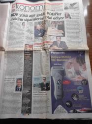 Vatan Gazetesi - 7 Ocak 2008 - Fenerbahçe Asbaşkanı Ali Koç Ronaldo'yu Almak Mucize Olmaz - Roberto Carlos - Diyarbakır'da Ölen Eren'in Annesi Oya Eronat Başka Çocuklar Ölmesin Dedi - FBI'ın Türk Asıllı Eski Tercümanı Sibel Edmonds Nükleer Sırları Türk Casuslar Pazarlıyor - Ahmet Ercan - Nur Vergin - Cumhurbaşkanı Abdullah Gül'ün Cumhurbaşkanı Sıfatıyla İlk ABD Gezisi - Adnan Menderes - Turgut Özal - Mehmet Ağar