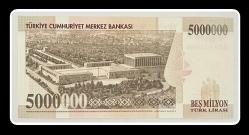 7.Emisyon 5.000.000 Lira (B59) “5 Milyon/Beş Milyon” TCK5M (Sıra No:14)  1.Tertip/ÇİL