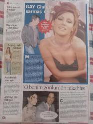 Şamdan Magazin Dergi önlü arkalı 2 sayfa ,Kenan Doğulu Çağla Şikel , Deniz Seki  Çelik,Buket Saygı Demet Akalın 27*41cm