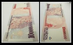 7.Emisyon 10.000.000 Lira (D75) “10 Milyon/On Milyon” TCK10M (Sıra No:14)  1.Tertip/ÇİL