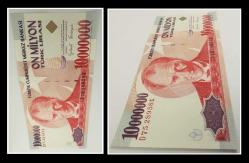 7.Emisyon 10.000.000 Lira (D75) “10 Milyon/On Milyon” TCK10M (Sıra No:14)  1.Tertip/ÇİL