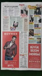 Hürriyet Pazar Kelebek Gazete 3 Ocak 2016 Bergüzar Korel,Ajda Pekkan,Amber Heard,Johnny Deep,Lily Rose,Nükhet Duru,İzzet Çapa,Ömür Gedi,Mehmet Aykaç,Rahmi Koç,Tahire Demircan,Çağatay Ulusoy,Leyla Lydia Tuğutlu,Ersun Yanal,Arda Turan,Aslıhan Doğan,Aslı Şen,Gülşen,Demet Şener Kutluay,Sergen Yalçın,Ayşe Kucuroğlu,Kurt Cobain,Ferzan Özpetek,Burçin Terzioğlu,İlker Kaleli,Gonca Vuslateri,Hülya Avşar,Küçük İbo,Yavuz Bingöl,Sinem Güven,Semih Yaman,Serdar Erener,Nil Karaibrahimgil,Ece Karikatürü
