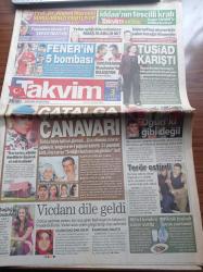Takvim Gazetesi - 21 Nisan 2009 - Tuncay Şanlı İle Arda Turan Manchester United Yolcusu - Ersun Yanal - TÜSİAD Karıştı - Arzuhan Doğan Yalçındağ - Danıştay Saldırısı Davası Ergenekon'la Birleşti - Alparslan Aslan Mahkemede Terör Estirdi - Bergüzar Korel - Hrant Dink'in  Katili Ogün Samast'ın Değişimi - Sedat Peker'in Annesi Vefat Etti