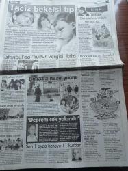 Takvim Gazetesi - 3 Haziran 2008 - Galatasaray Fenerbahçe'den Önder Turacı'yı Kaptı - Nihat Kahveci - Aziz Yıldırım - Banker Kastelli Kredi Kartı Borcu Yüzünden İntihar Etti - Naci Görür Marmara Depremi İçin Uyardı - İlahiyatçılar Telekulak Caiz Değil - Seray Sever - Adalet Ve Kalkınma Partisi - İstanbul Beşiktaş'ta Sahilde Kafeler Yıkıldı