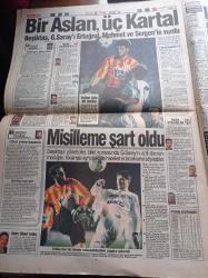 Takvim Gazetesi - 18 Aralık 1995 - Aykut Kocaman - Hakan Şükür - Fatih Terim - Saffet Sancaklı - Adıyaman Ve Kilis'te Petrol Sevinci - Tansu Çiller'e Anlamlı Hediye - Taş Bebek Gönül Yazar Sahnelere Geri Döndü - Onur Öymen Türkiye Ya AB'ye Üye Olup Çağ Atlayacak Ya Da Geri Gidecek - Eski Bakan Tuncay Mataracı Oğlunu Evlendirdi - Son Darbe Mike Tyson'dan - Müzik  Dünyasına Yeni Bir Ses Geldi Neveser Gerginok