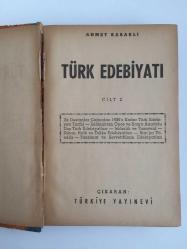 Türk Edebiyatı - 2 Cilt (İmzalı)