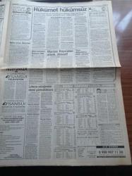 Takvim Gazetesi - 15 Mayıs 1996 - Trabzonspor Başkanı Faruk Özak - Bülent Uygun - Tugay Kerimoğlu - Boğaz Köprüsünden Atlayan Arman Oluk Ölmedi - Arif Sağ Herkese Sitem Etti - Akmerkez Dünya Birincisi - Yıldız Tilbe - Anayasa Mahkemesi Başkanı Yekta Güngör Özden - Anayasa Mahkemesi Kararıyla Hükümet Hükümsüz - Necmettin Erbakan - Tansu Çiller - Deniz Baykal - Mesut Yılmaz - Turhan Tayan