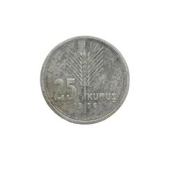 1936 Yılı 25 Kuruş Gümüş