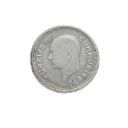 1936 Yılı 25 Kuruş Gümüş