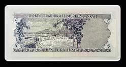 6.Emisyon 5 LİRA  “Z93” SERİSİ / 2.Tertip (REPLACEMENT/DEĞİŞİM) ÇİL ''NADİR'' (TCK5Z)